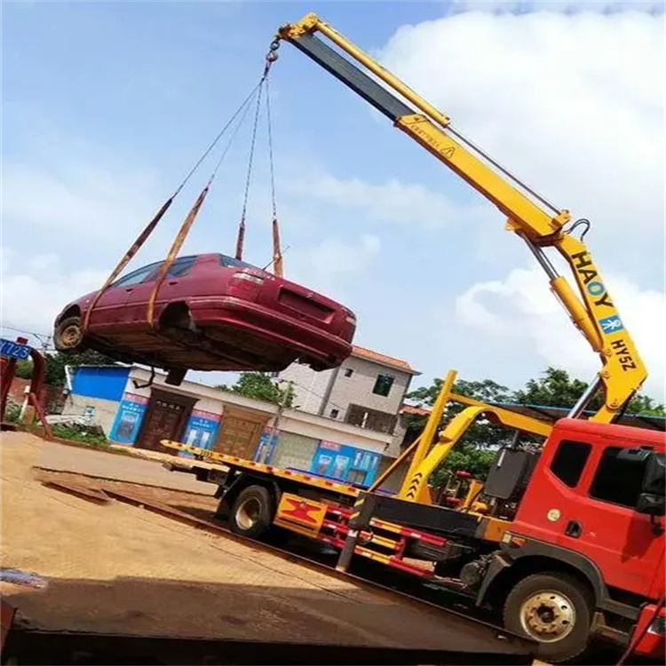 荥阳吊车救援小汽车怎么吊