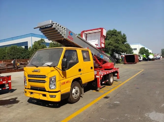 荥阳附近云梯车出租 砂石搬运